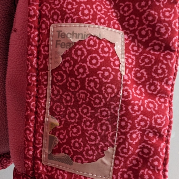 Mexx baby Girl lined pink rain jacket removable hood size 9-12 months - Picture 16 of 16